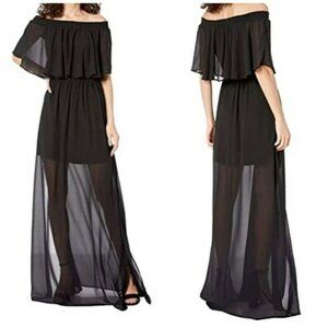 NWT Show Me Your Mumu Hacienda Black Maxi Dress Women's Size XS
